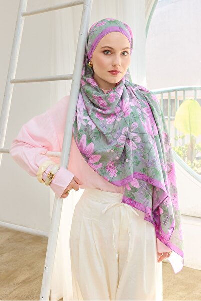 Silk Home Urban Hours Botanical Pink Mayda Shawl