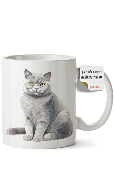 ET ERTAPASSAGE original creative designs Cat Design Printed Porcelain Mug (Do...