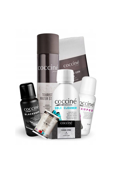 Coccine Set ingrijire incaltaminte, Coccine, Blackener + Curatator talpa + Sa...