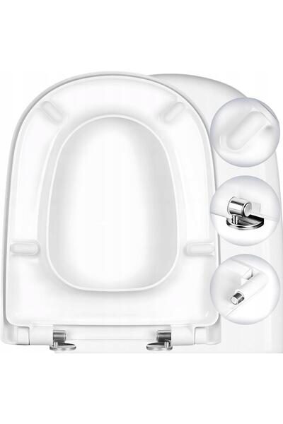 MKW Capac WC, MKW, Compatibil Cu Roca Giralda, 45 x 37 cm, Cu Inchidere Lenta...