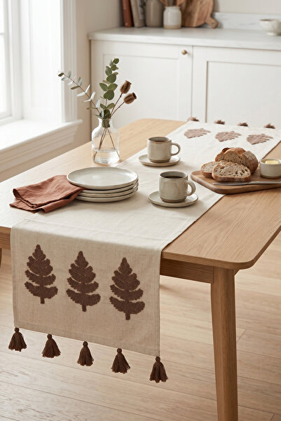 Destiva Home Colorful Tree Embroidered Tasseled Buldan Handmade Decorative Co...