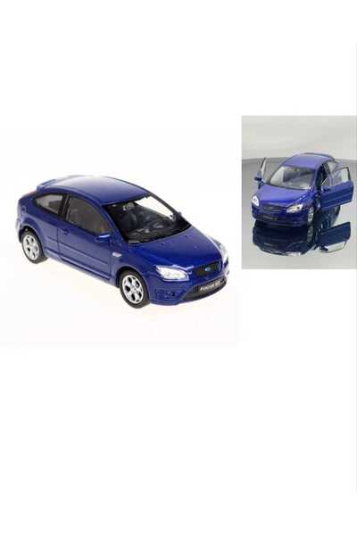 TOPROCKSTORE 1/36 Die Cast Ford Focus Metal Model Car Blue