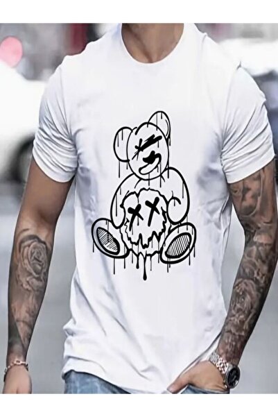 COZYWEAR White Printed Men's T-Shirt