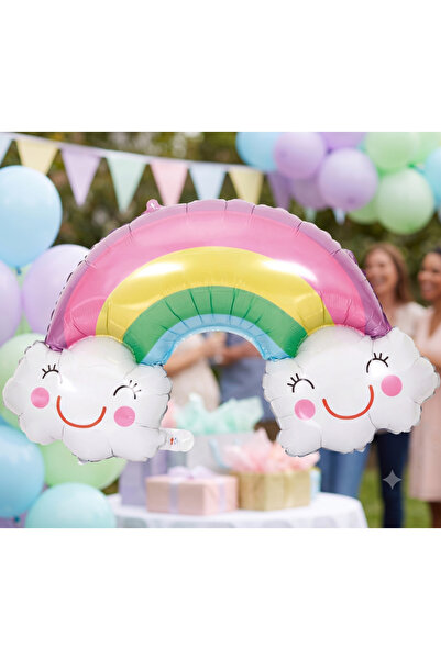 luvissi shelves Rainbow Foil Balloon - Designed to Make Parties and Special O...