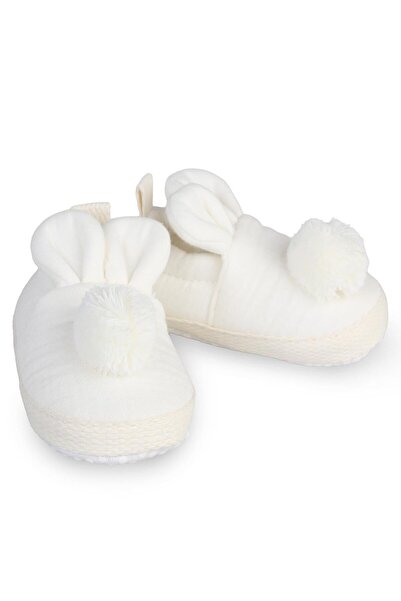 Civil Baby Baby Girl Booties 17- - Ecru