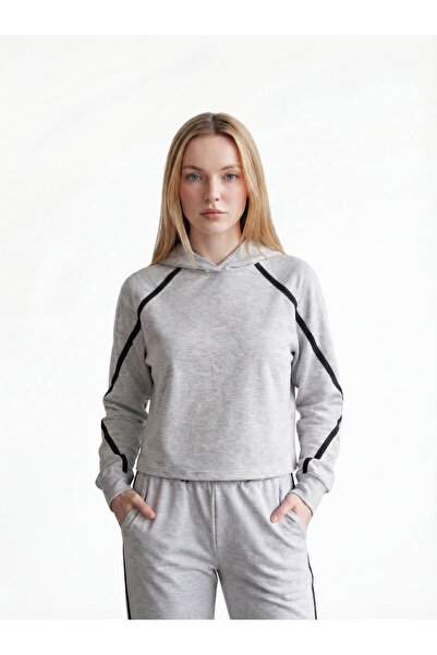 Loft Relax Fit Gray Women's Sweatshirt Lf2042464