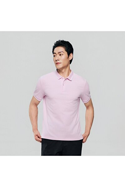 Giordano Men’s Slim Pique Solid Polo with Flat Knit Collar