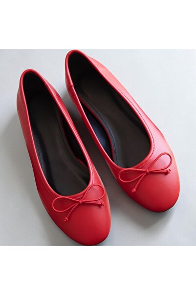 runa shoes Flat Daily Ballet Flats with Bow Detail