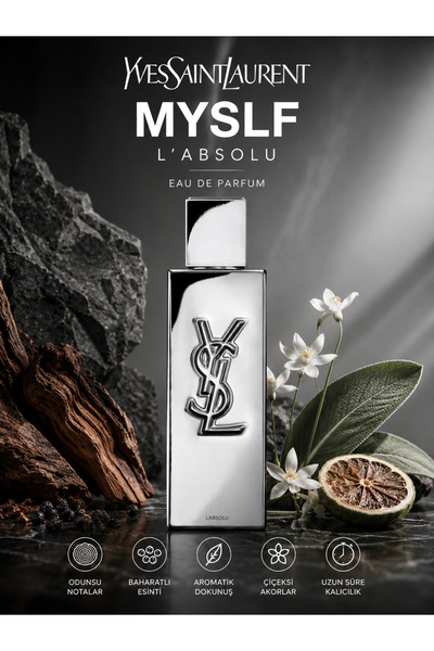 Yves Saint Laurent MYSLF L'Absolu Odunsu ve Baharatlı Erkek Parfümü 60ml