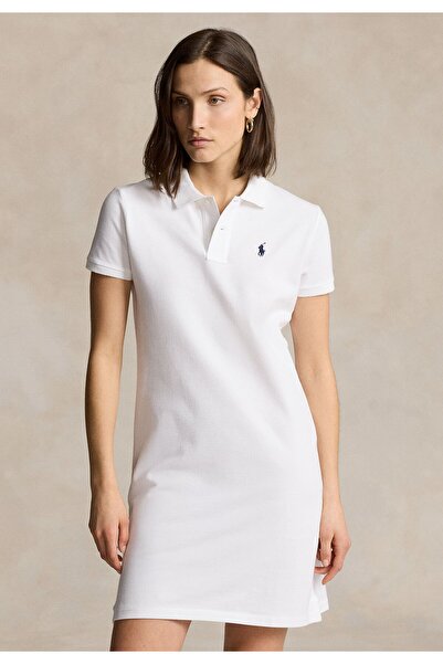 Ralph Lauren Black Label Pony Embroidered Mesh Polo Dress
