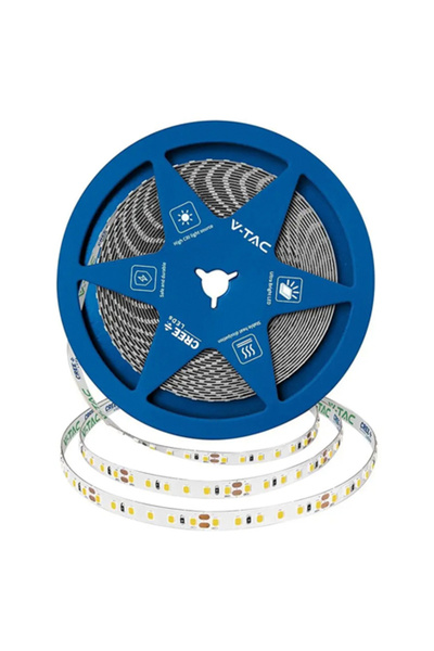 V-TAC Bandă LED 8mm 10W/m 24V IP20 3000K Rolă de 10m