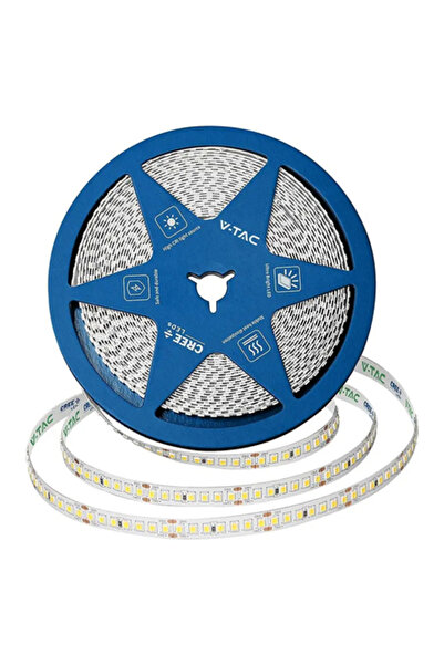 V-TAC Bandă LED de 8mm 12W/m 24V IP20 10m Alb Neutru 4000K, CRI90