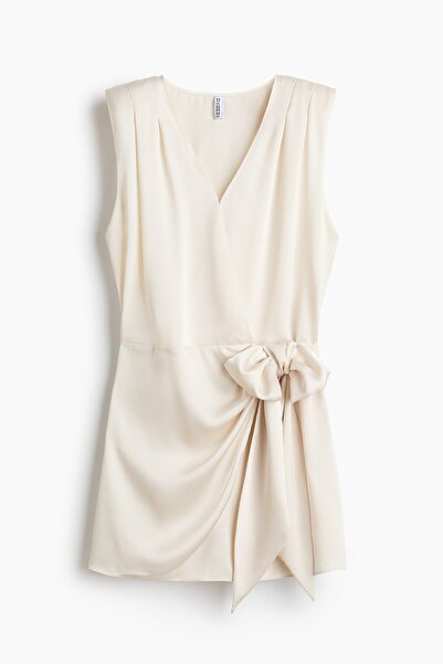 H&M Saten Anvelop Elbise