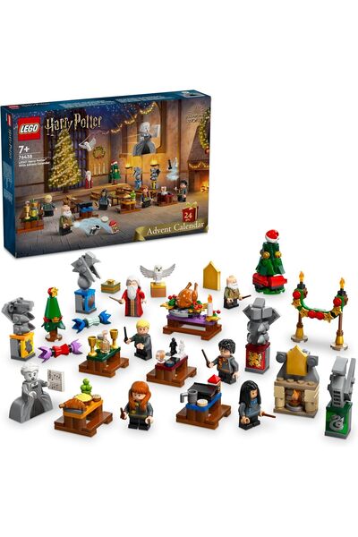 LEGO تقويم هاري بوتر لعيد الميلاد 2024، لعبة هوجورتس الخيالية للأطفال، تتضمن ...