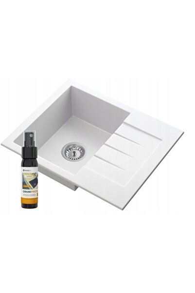 Granitan Set chiuvera bucatarie, GRANITAN, Granit, 574 x 464mm, Alb