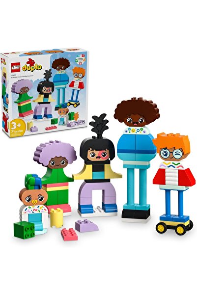 LEGO لعبة دوبلو تاون التفاعلية القابلة للبناء مع شخصيات ذات مشاعر كبيرة، 5 شخ...