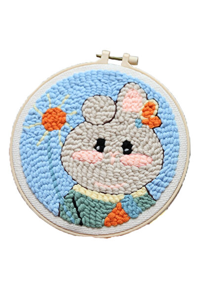 Ma Baby Handmade Embroidery DIY Material Bag Embroidery Tool Set Wool Drawing...