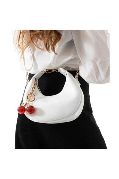 WİKİDAYS.S MODA TRENDİ حقيبة كتف وحقيبة كروس نسائية هيلال هوبو مع إكسسوارات ك...