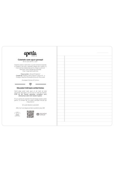 MC Micostore Caiet scoala, Personifi Nations, A5, 48 file, 80g, Dictando