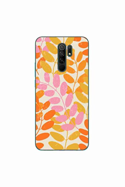 OEM Husa compatibila cu Xiaomi Redmi 9 Silicon Gel Tpu Model Summer Leaves