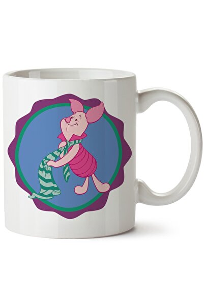 ET ERTAPASSAGE original creative designs Piglet Printed Porcelain Mug, Machin...