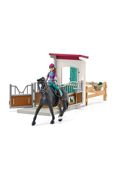 SCHLEICH Clubul Călăreților - Remorcă pentru cai - Lisa și Storm