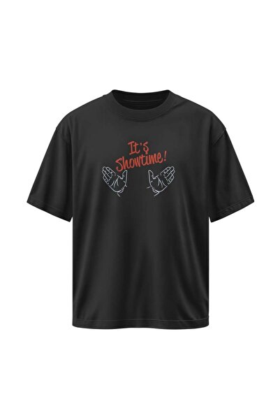 buzagi tasarım ürünleri Better Call Saul Unisex Oversize Black T-Shirt