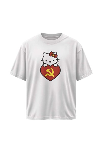 buzagi tasarım ürünleri This Barbie Unisex Oversize White T-Shirt
