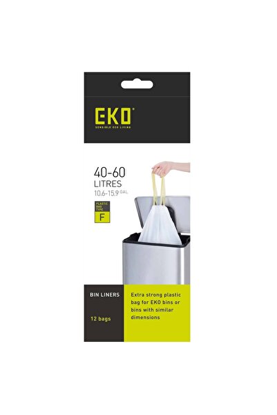 EKO Set de saci universali de uz casnic, 12 bucăți, 40-60 litri, - Tip F, 337067