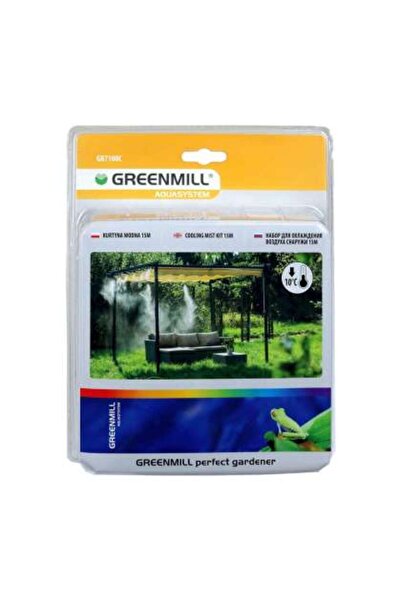 GreenMill Kit Racire Cu Pulverizare Apa Tip Ceata - 15m / 8 Duze