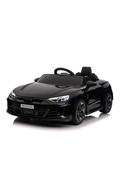 Audi Електрическа кола за каране RS e-tron Черна, за деца 3-8 години, 12V, Ди...