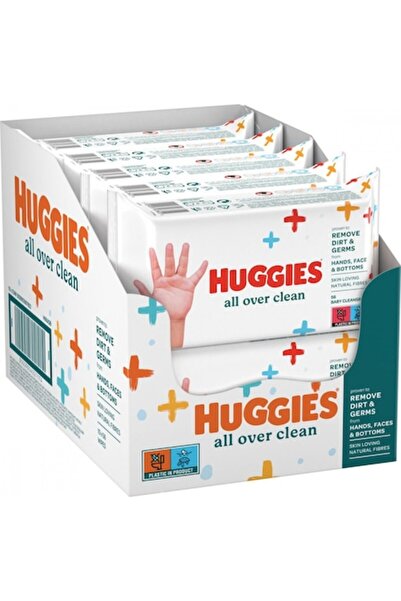 Huggies Set de șervețele umede All Over Clean, 10 pachete x 56 bucăți