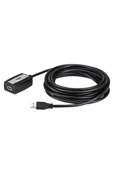 Aten UE350A-AT USB 3.2 Gen 1 Καλώδιο επέκτασης USB A σε A 5 μ. Μαύρο