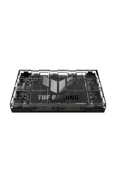 ASUS Controler hub ventilatoare PWM ARGB TUF Gaming, 4 pini, Negru