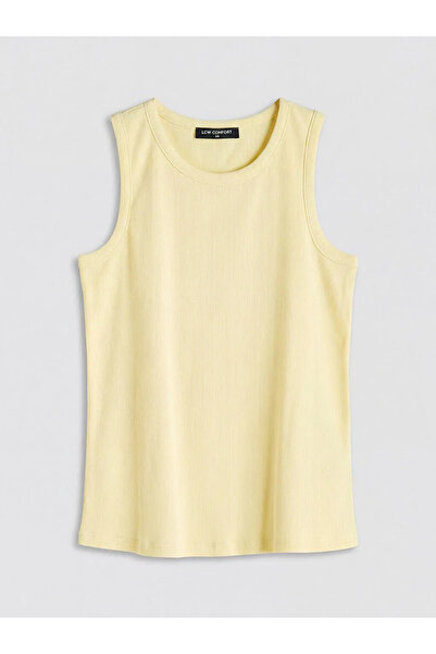 LC Waikiki Yellow Crew Neck Women's Tank Top