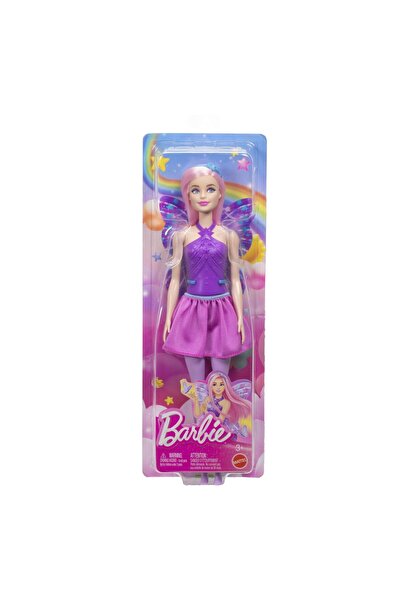 mattel BARBIE PAPUSA BARBIE ZANA CU PAR ROZ SI TINUTA IN 2 CULORI