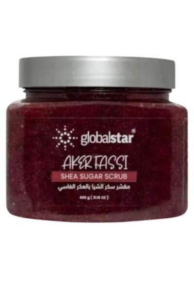 Globalstar مقشر سكر الشيا والعكر الفاسي من جلوبال ستار - 600 جرام