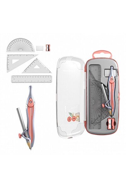 Erich Krause Set geometrie Pastel Bloom , ErichKrause (Culori pastel: Roz pas...