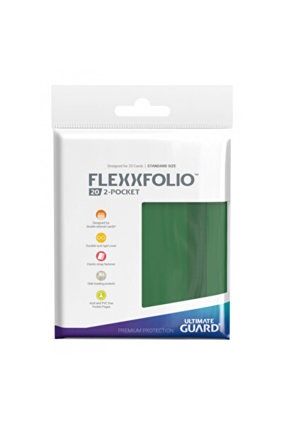 Ultimate Guard Flexxfolio 20 - Πράσινο με 2 Θήκες