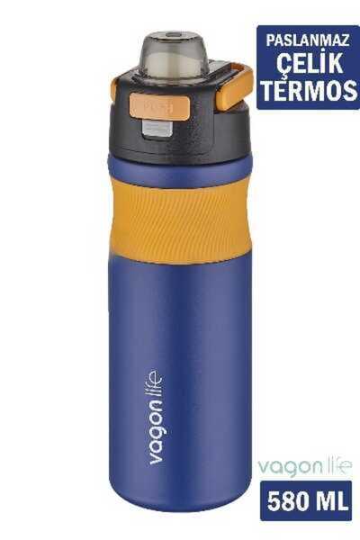 DILLER Vagonlife 580 Ml Çelik Matara Lacivert Vgn033