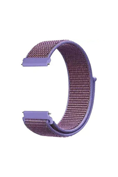 OEM Νάιλον λουράκι με αυτοκόλλητο κλείσιμο Amazfit Pace Μωβ