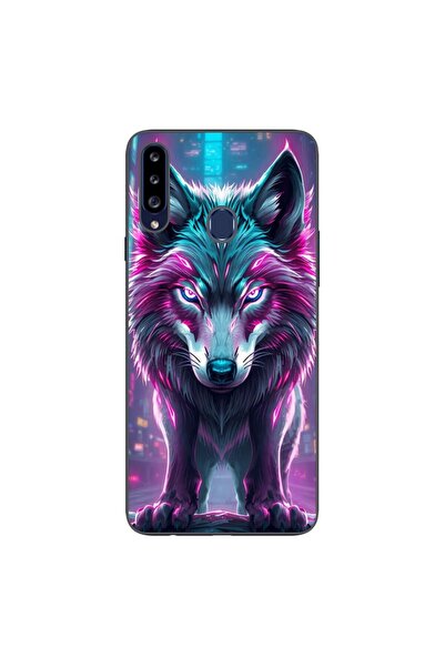 OEM Husa compatibila cu Samsung Galaxy A20S Silicon Gel Tpu Model Cyberpunk Wolf