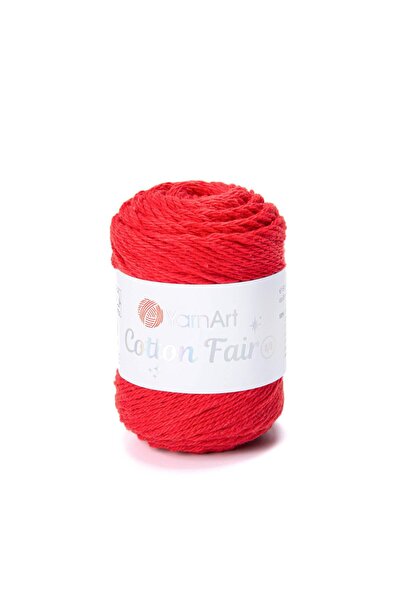 Yarnart COTTON FAIR 4/4 - Ață de tricotat roșie-5547