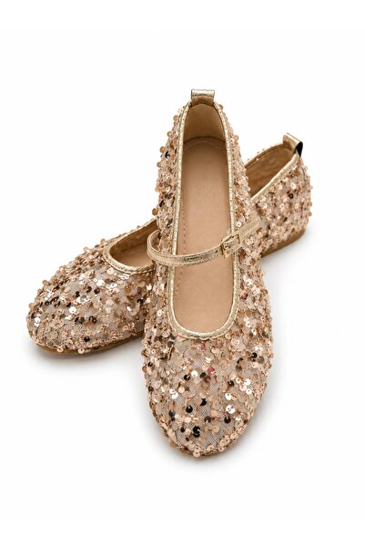 Elimery Shoes Pul İşlemeli Mary Jane Babet