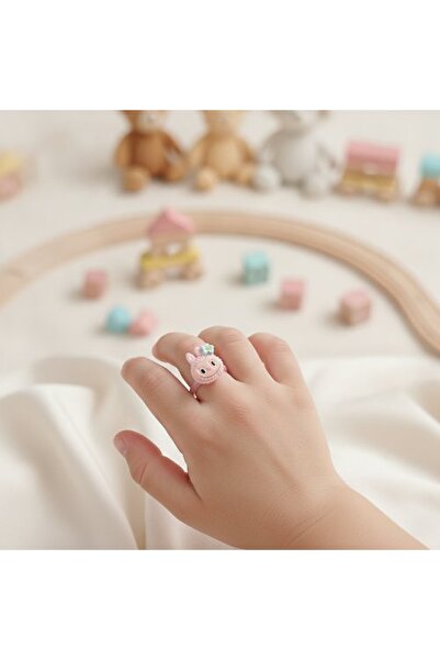 Shiklik Labubu Figured Adjustable Children's Ring - Cartoon Character Childre...