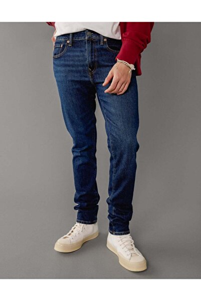 AMERICAN EAGLE بنطال جينز مستقيم مريح من AE EasyFlex