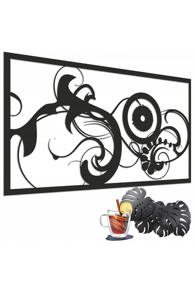 Naklejkomania Decor traforat, tablou pe perete, panou traforat pentru camera ...