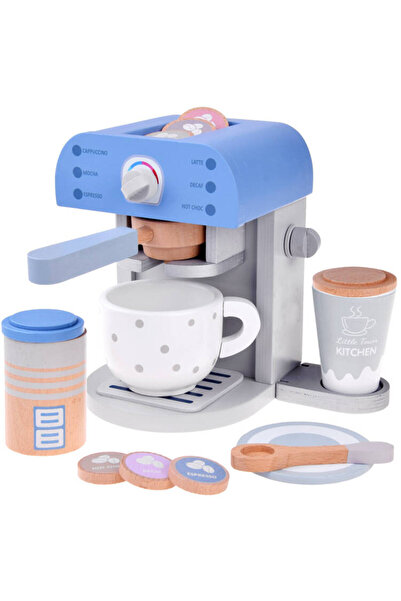 Jokomisiada Filtru de cafea albastru din lemn cu ceașcă aparate de uz casnic ...