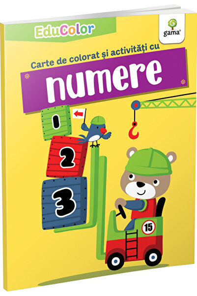 Editura Gama Carte de colorat si activitati cu numere/EduColor