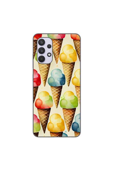 OEM Калъф, съвместим със Samsung Galaxy A32 5G, силиконов гел TPU модел с дес...